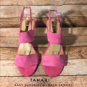 TAHARI EasySuede Slingback Sandal